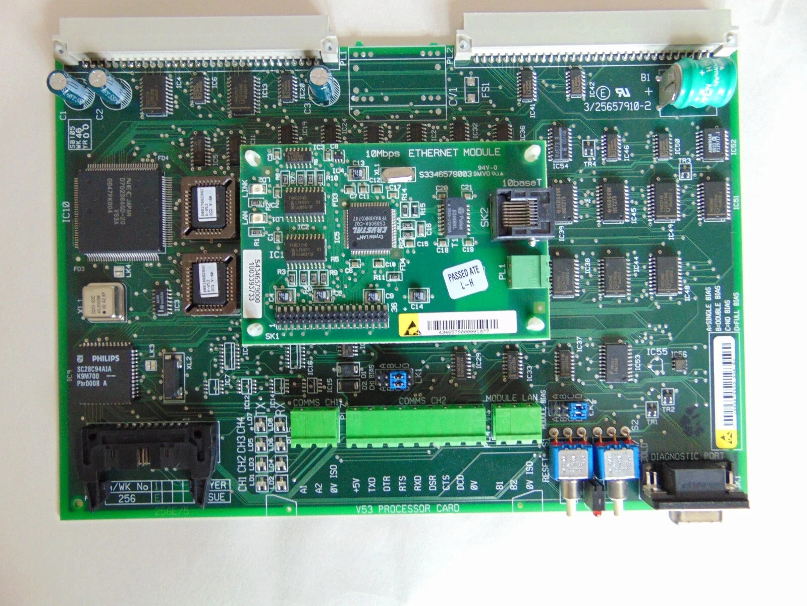 Satchwell Schneider V53 Bas2800+ Processor Card With ARCNET Module
