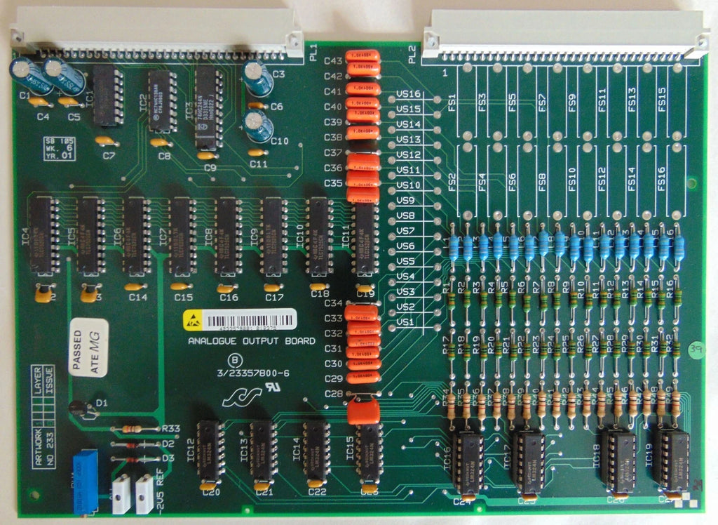 Satchwell UNC 196 Analogue Output Cards