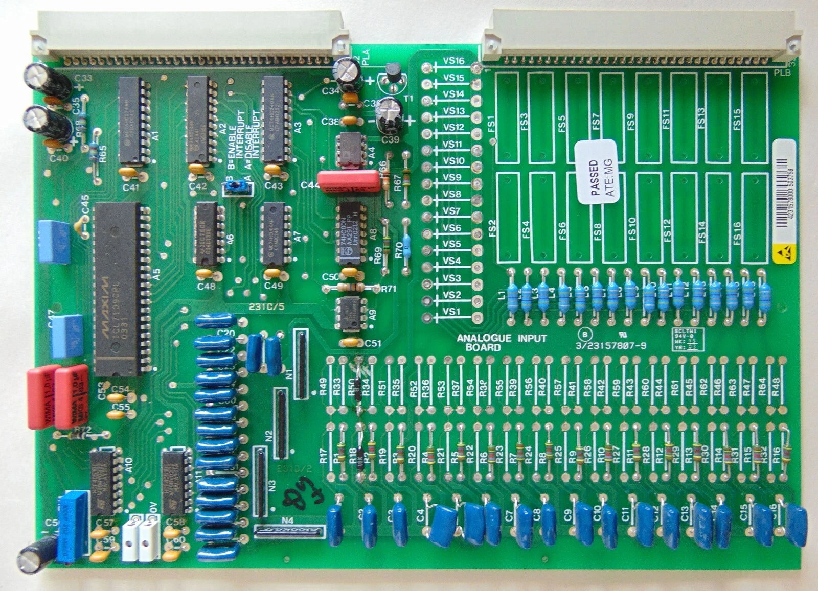 Invensys S-UNC-AI (x 1) BOARD 027931