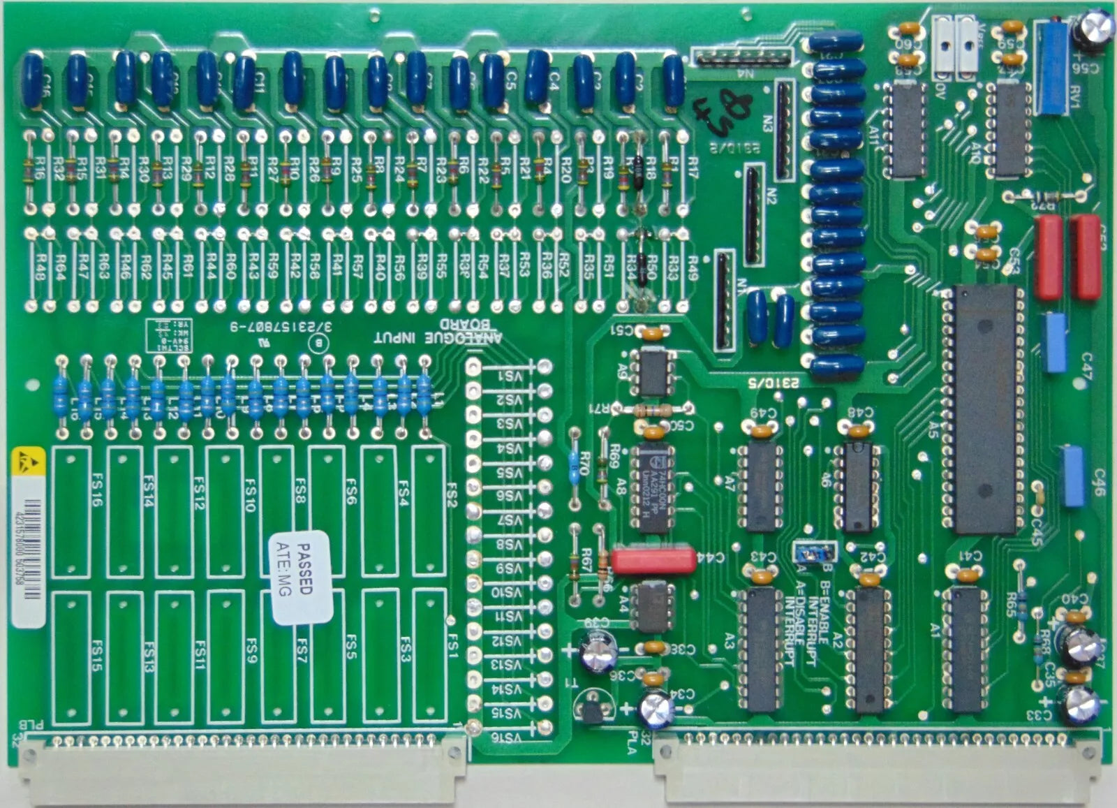Invensys S-UNC-AI (x 1) BOARD 027931